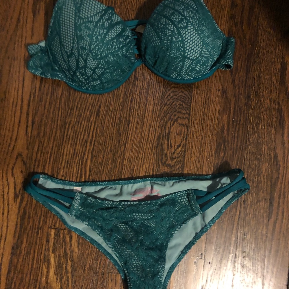 Victoria’s Secret green swimsuit